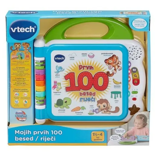 VTech knjiga prvih 100 riječi, hr/slo