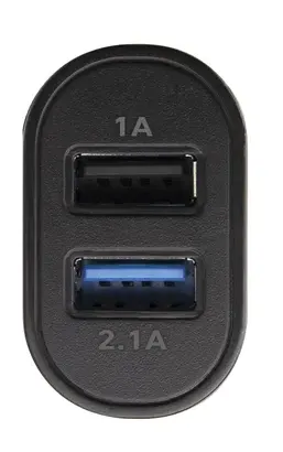 Auto punjač SBS 12/24V / 2XUSB 3.1A  - Crni
