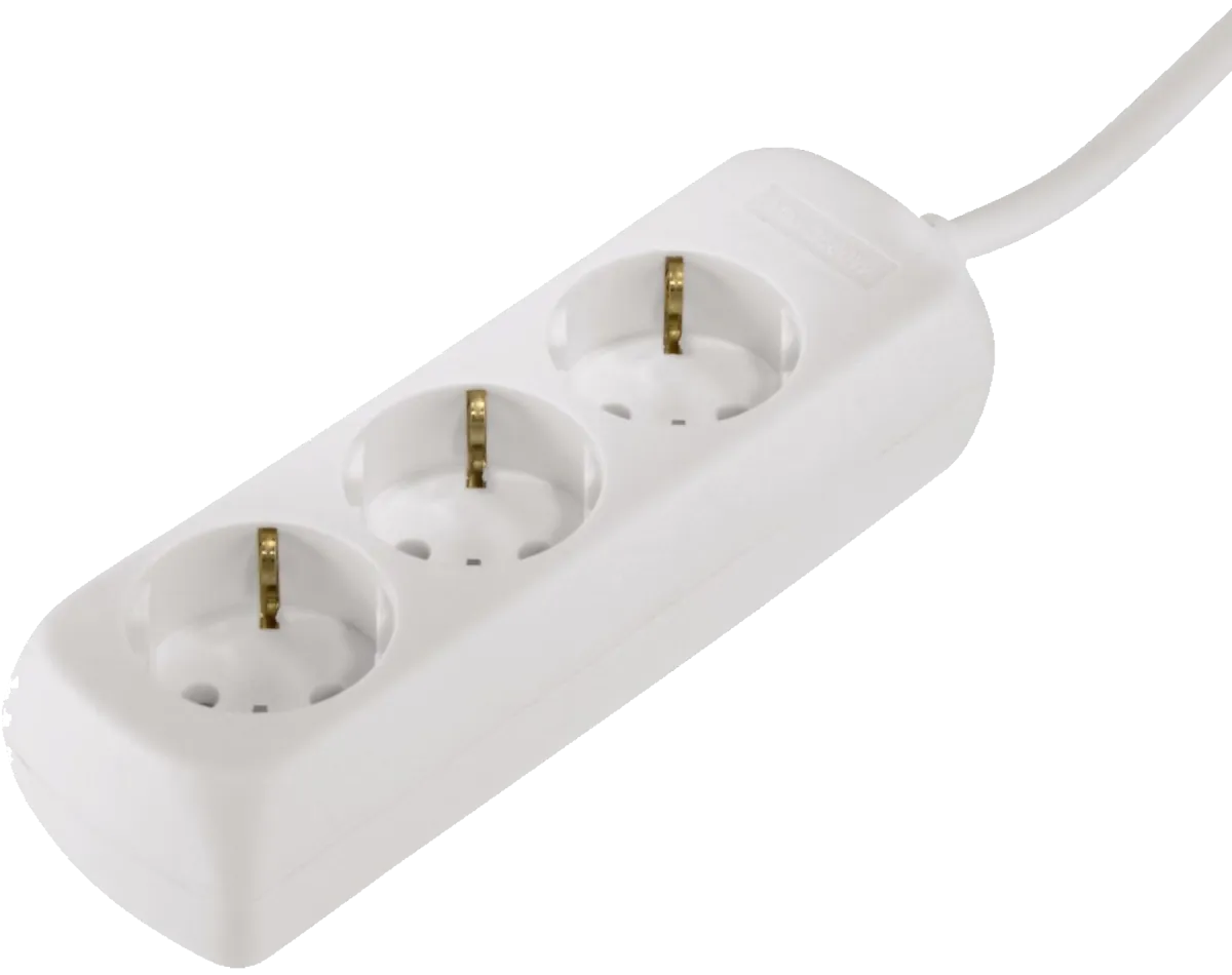 HAMA 30528 1,4 m produžni kabel s 3 šuko utičnice, bijeli