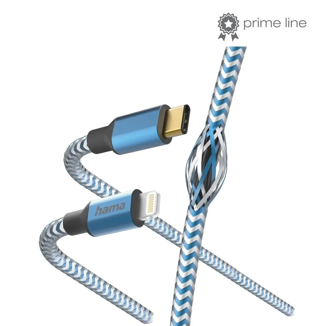 Kabel HAMA USB-C LIGHT 1,5 m - 201561 nylon plavi