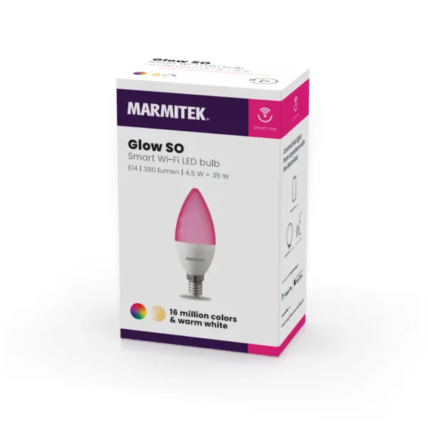 Pametna LED žarulja (E14) - MARMITEK - Glow SO