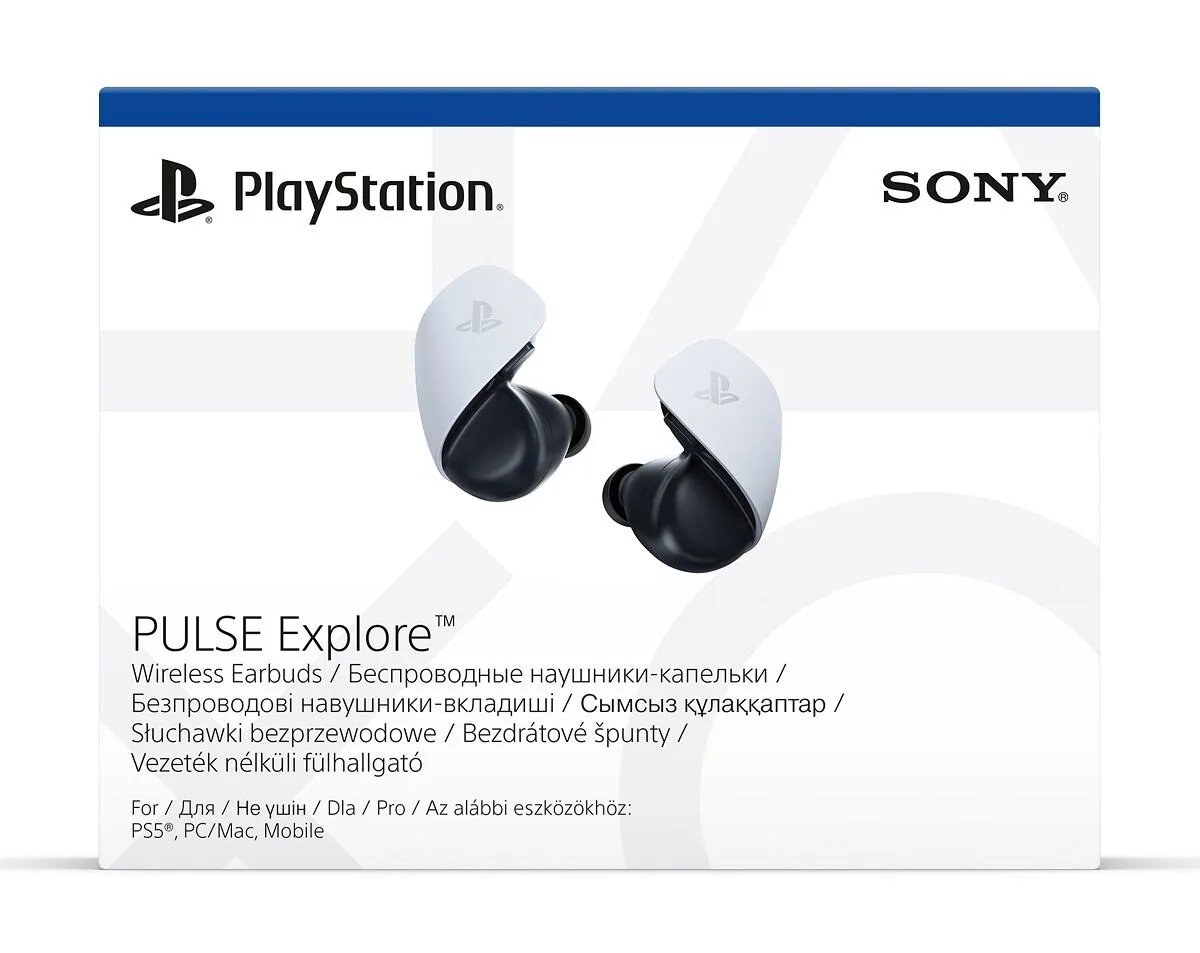 Slušalice SONY PS5 Pulse Explore - Bijele