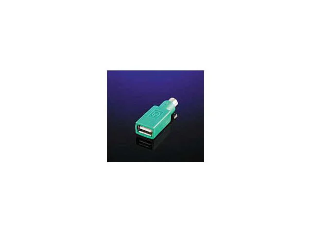 Adapter ROLINE VALUE adapter PS/2 - USB2.0, M/F, zeleni