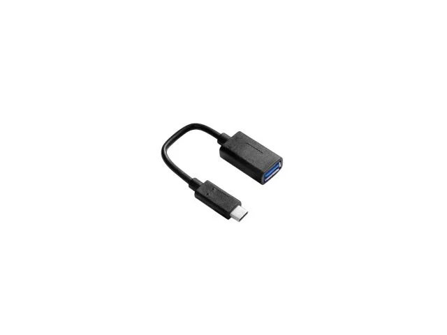 Adapter ROLINE VALUE adapter/kabel USB 3.2 Gen1, USB-C - Tip A, M/F, OTG, 0.15m, crni