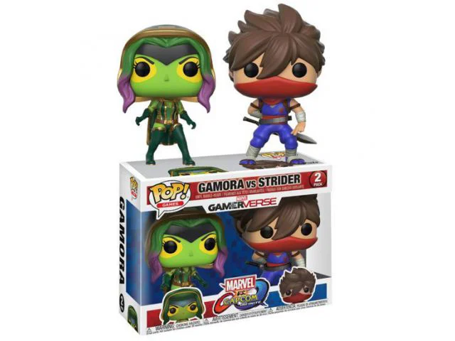 Akcijska figura FUNKO POP, VINYL 2-PACK,  CAPCOM VS. MARVEL,  GAMORA VS STRIDER