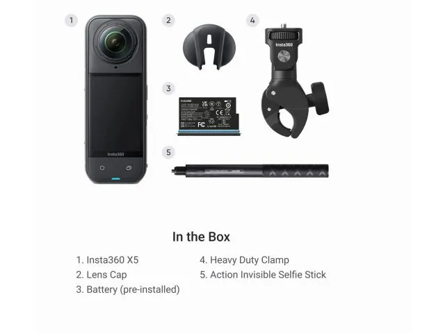 Akcijska kamera INSTA360 X5 Motorcycle Multiview Bundle (CINSAAHA/MOTORCYCLE)