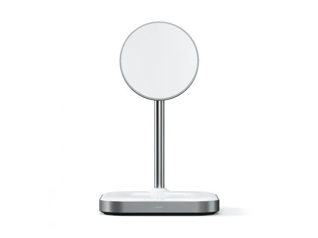 Bežični punjač SATECHI Magnetic Wireless Charging, bijeli (ST-WMCS2M)