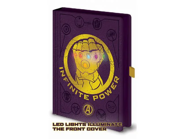 Bilježnica PYRAMID Avengers Infinity War (Gauntlet) Light Up, A5