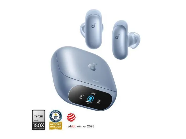 Bluetooth slušalice ANKER Soundcore Liberty 5 Pro, Adaptive ANC, Dolby Atmos, do 28h reprodukcije, IP55, plave