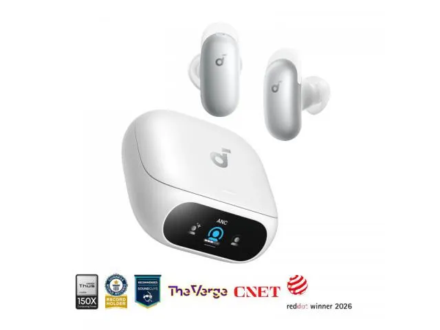 Bluetooth slušalice ANKER Soundcore Liberty 5 Pro, Adaptive ANC, Dolby Atmos, do 28h reprodukcije, IP55, bijele