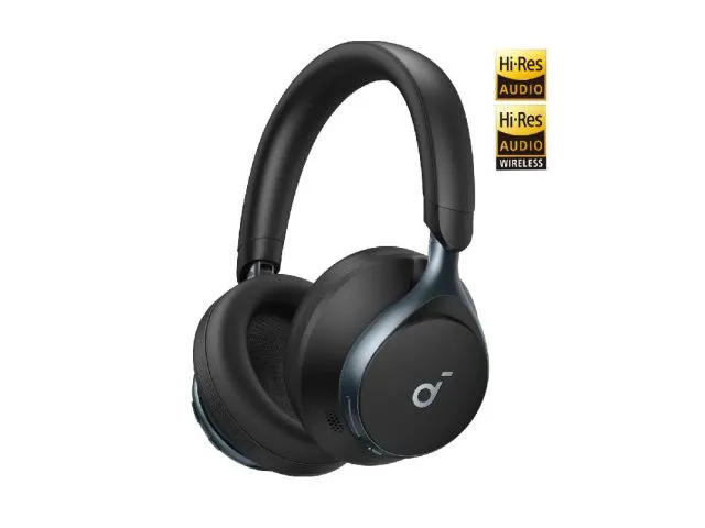 Bluetooth slušalice ANKER SoundCore Space One, Over-Ear, ANC, Hi-Res/ LDAC, do 55h reprodukcije, crne (A3035G11)