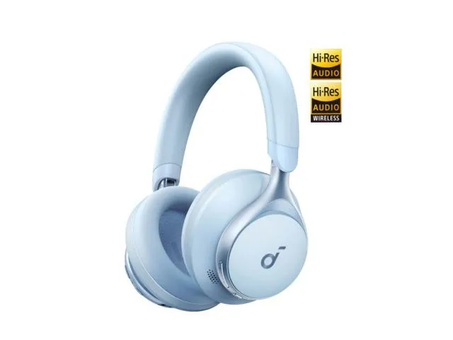 Bluetooth slušalice ANKER SoundCore Space One, Over-Ear, ANC, Hi-Res/ LDAC, do 55h reprodukcije, plave (A3035G31)