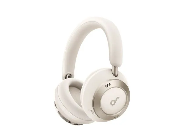 Bluetooth slušalice ANKER SoundCore Space One Pro, Over-Ear, ANC, LDAC, Hi-Res, do 60h reprodukcije, sklopive, bijele (A3062G21)