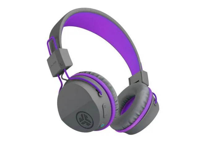 Bluetooth slušalice JLAB Jbuddies Studio Kids Wireless (2020), naglavne, sive/ljubičaste (IEUHBSTUDIORGRYPRPL4)