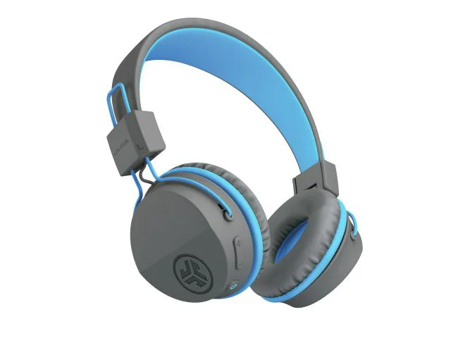 Bluetooth slušalice JLAB Jbuddies Studio Kids Wireless (2020), naglavne, sive/plave (IEUHBSTUDIORGRYBLU4)