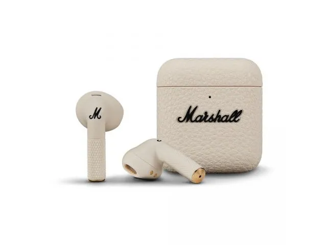 Bluetooth slušalice MARSHALL Minor IV, TWS, LE Audio, do 30h reprodukcije, IPX4, krem