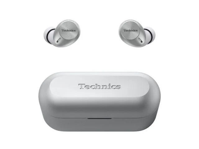 Bluetooth slušalice TECHNICS EAH-AZ40M2EK, BT5.2, TWS, ANC eliminacija buke, LDAC, IPX4, do 25h reprodukcije, srebrne