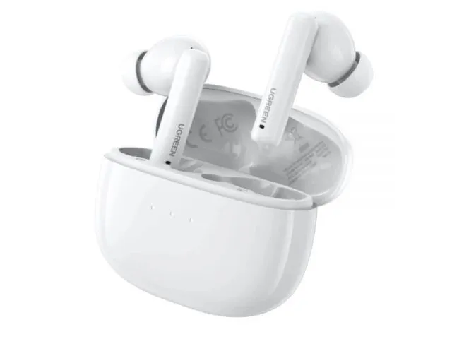 Bluetooth slušalice UGREEN HiTune T3, TWS, ANC, do 7h reprodukcije, bijele