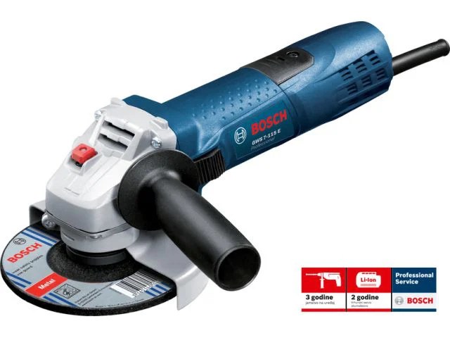 Brusilica BOSCH GWS 7-115 E Professional, kutna