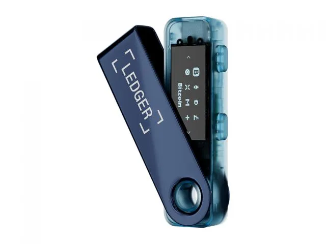 Digitalni novčanik LEDGER Nano S Plus, za kriptovalute, USB, Neptune Blue