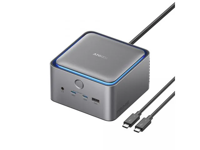 Docking stanica ANKER Thunderbolt 5, 14u1, 2x Thunderbolt 5, 2x USB-C, 3x USB-A, 1x DP 2.1, 1x HDMI 2.1, 1x SD/TF čitač kartica, 1x 2.5 GbE, 1x 3.5 mm, siva