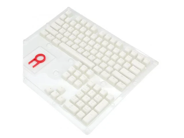 Dodatne tipke za tipkovnicu REDRAGON SCARAB A130, Pudding, Double short, PBT, bijele