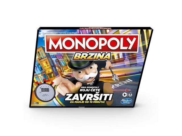 Društvena igra MONOPOLY SPEED (HR), 2-4 igrača, dob 8+