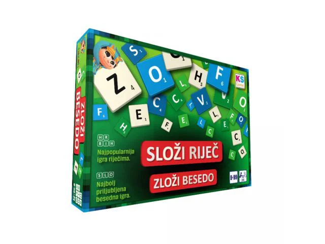 Društvena igra SLOŽI RIJEČ, 2-4 igrača, dob 9+