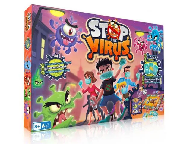 Društvena igra STOP THE VIRUS, 2-4 igrača, dob 8+