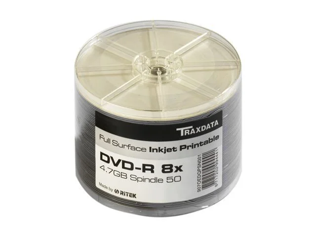 DVD+R medij TRAXDATA 8X DL PRINT SPINDLE 50