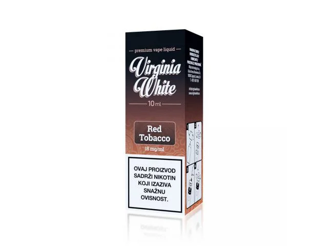 E-tekućina VIRGINIA WHITE Red Tobacco 18mg/10ml