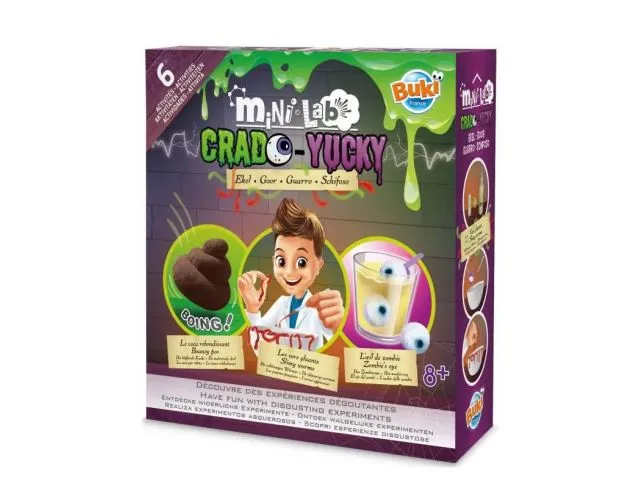 Edukacijski set BUKI Mini Lab Yucky Science Disgusting Experiments, dob 8+