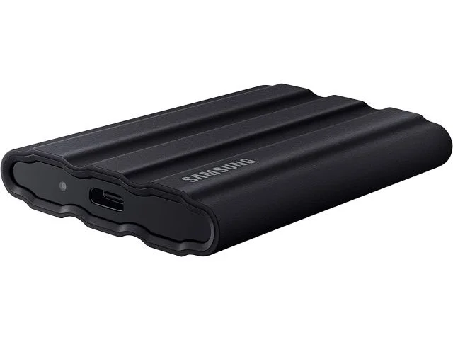 Eksterni SSD disk, 1 TB, SAMSUNG T7 Shield, USB 3.2 Gen 2 (USB Type-C), crni, MU-PE1T0S