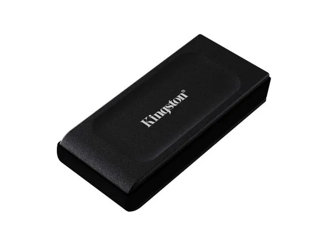 Eksterni SSD disk, 2 TB, KINGSTON XS1000, USB 3.2 Gen 2 Type-C, USB-C to USB-A cable, crni, SXS1000/2000G