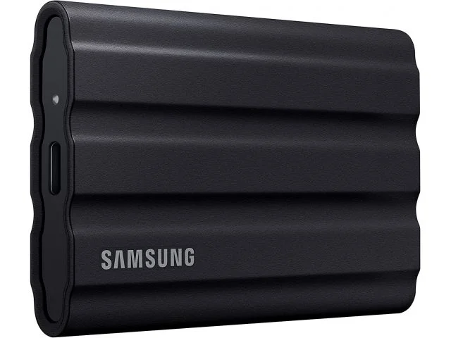 Eksterni SSD disk, 2 TB, SAMSUNG T7 Shield, USB 3.2 Gen 2 (USB Type-C), crni, MU-PE2T0S