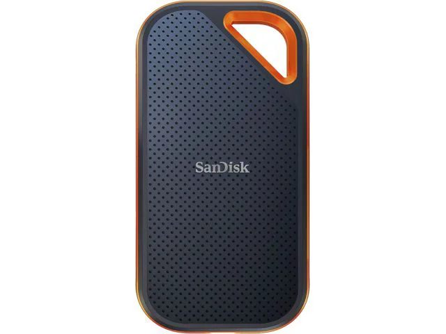 Eksterni SSD disk, 2 TB, SANDISK Extreme PRO Portable, USB 3.2 Gen 2x2, USB-C to USB-A cable, SDSSDE81-2T00-G25