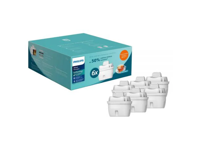 Filter PHILIPS Softening+ AWP230P6, za vrč AWP2943, 6 kom