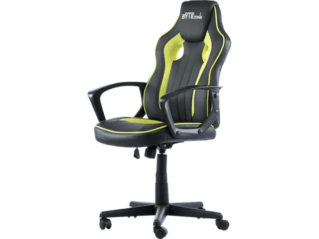Gaming stolica BYTEZONE Tactic, crna/zelena