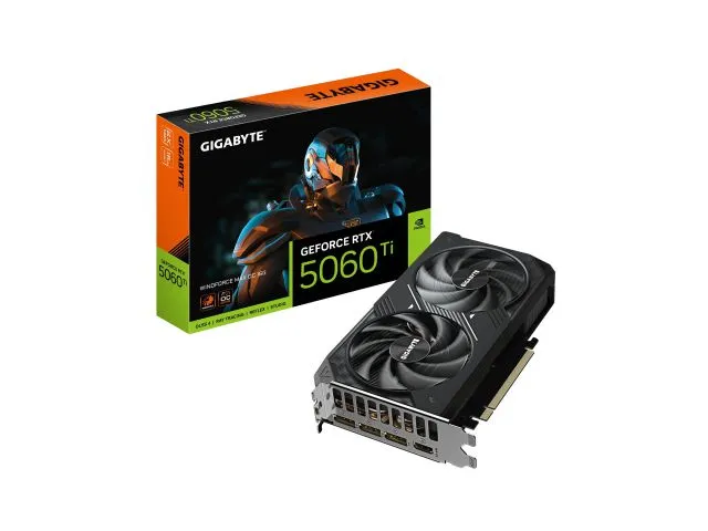 Grafička kartica GIGABYTE NVIDIA GeForce RTX5060 Ti Windforce MAX OC, 16 GB GDDR7
