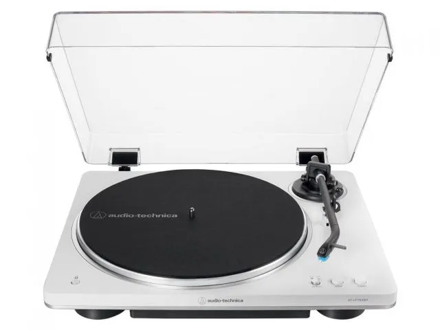 Gramofon AUDIO-TECHNICA AT-LP70XBTWS, Bluetooth, white-silver