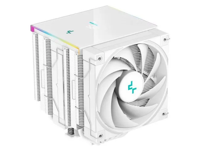 Hladnjak za procesor DEEPCOOL AK620 Digital WH ARGB, Intel 2066/2011-v3/2011/1700/1200/1151/1150/1155; AMD AM5/AM4; 2x 120mm, 260W TDP, White