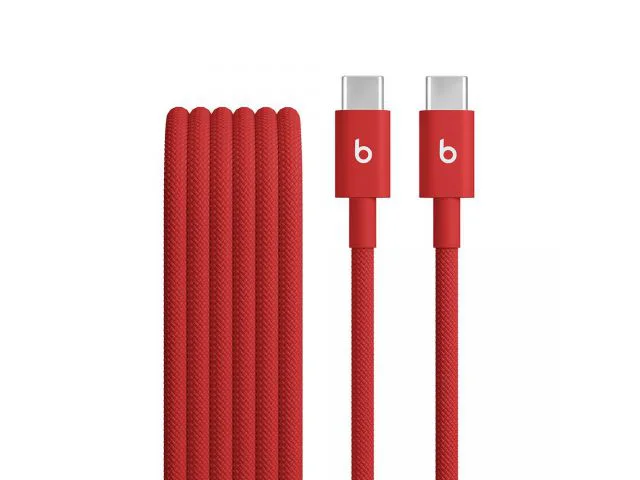 Kabel BEATS USB-C to USB-C Woven Cable, 1.5 m, crveni