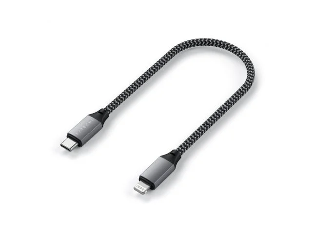 Kabel Lightning(m) na USB-C(m) SATECHI, 0.25m, sivi