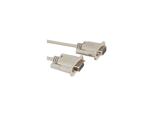 Kabel ROLINE serijski link kabel DB9 F/F, 3.0m, sivi