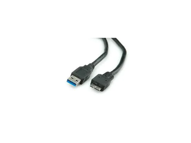 Kabel ROLINE USB 3.0  TIP A(M) - Micro B(M), 0.8m, crni