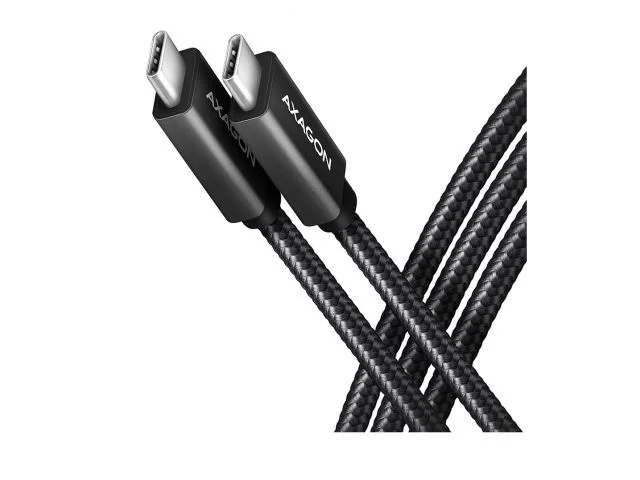 Kabel USB-C(m) 3.2 na USB-C(m) 3.2 AXAGON, 1m, crni