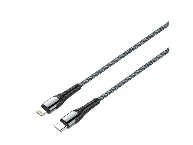 Kabel USB-C(m) na Lightning(m) COLORWAY, 2m, sivi
