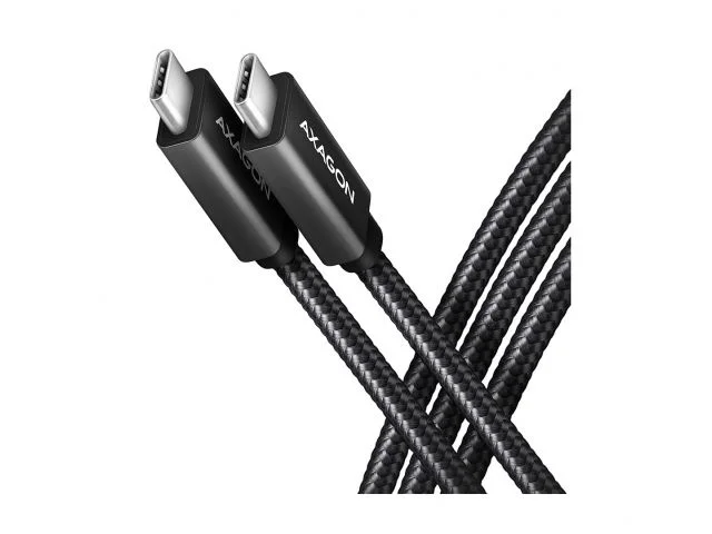 Kabel USB-C(m) na USB-C(m) AXAGON, 2m, crni