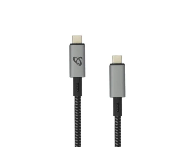 Kabel USB-C(m) na USB-C(m) SBOX, 1.5m, crni