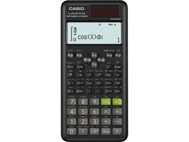 Kalkulator CASIO fx-991ES PLUS 2nd Edition, Natural Textbook Display, 417 funkcija, crni